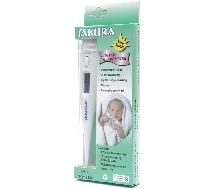Nhiệt kế điện tử Sakura
