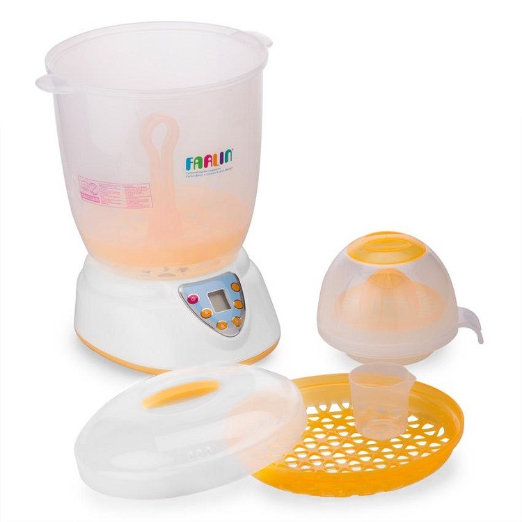 Top 10 máy tiệt trùng bình sữa cho gia đình có trẻ nhỏ Farlin TOP-214