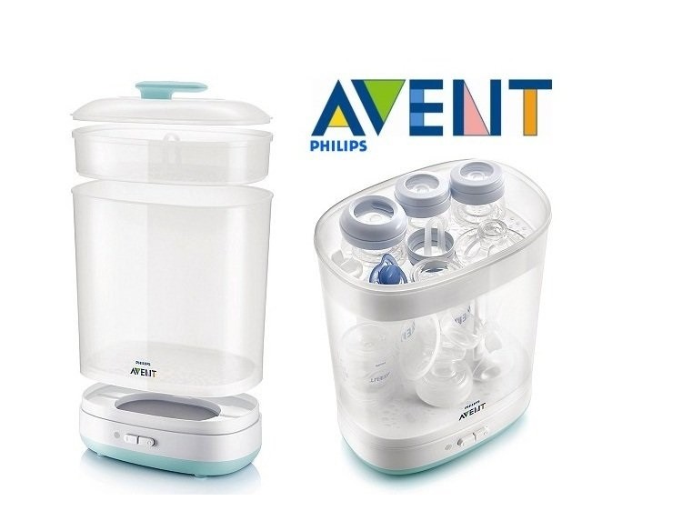 Top 10 máy tiệt trùng bình sữa cho gia đình có trẻ nhỏ Avent 2 Trong 1 SCF922/03