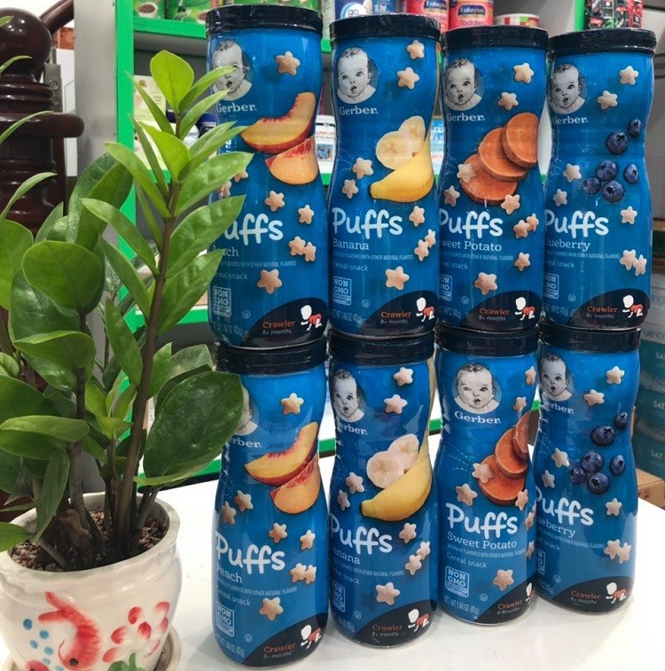 Review bánh ăn dặm Gerber chi tiết Review bánh ăn dặm Gerber, bánh ăn dặm Gerber