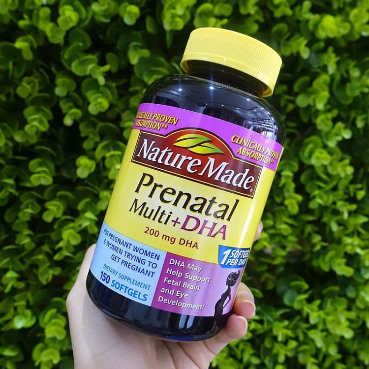 Nature Made Prenatal Multi + DHA reviews chi tiết Nature Made Prenatal Multi + DHA reviews