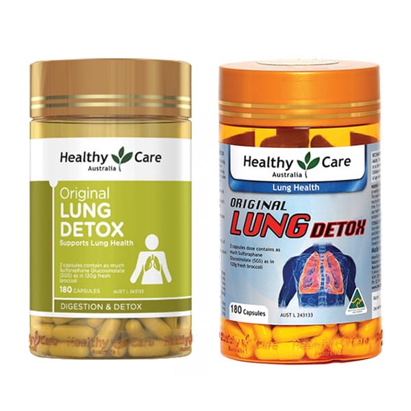Review giải độc phổi Healthy Care Original Lung Detox 180 viên