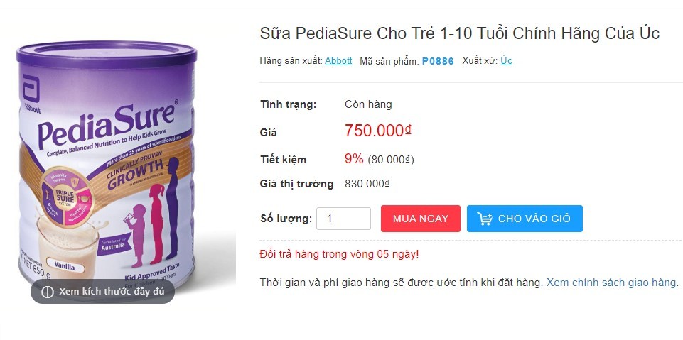 Đánh giá sữa Pediasure có tốt không Sữa Pediasure có tốt không, sữa Pediasure giá bao nhiêu, sữa Pediasure có táo bón không, sữa Pediasure có tăng cân không, mua sữa Pediasure chính hãng ở đâu, sữa Pediasure nga có tốt không