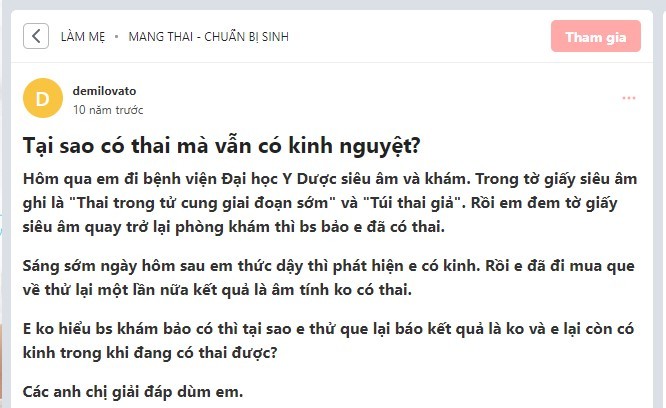 Giải đáp tại sao mang thai mà vẫn có kinh đều Giải đáp tại sao mang thai mà vẫn có kinh đều