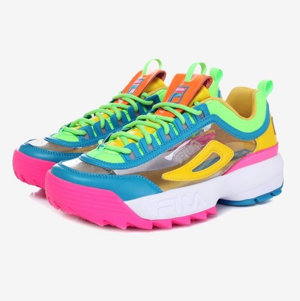 giày fila vàng, giày fila màu vàng, giày fila trắng vàng, giày fila nữ màu vàng