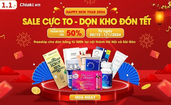 Chiaki chào đón Tết Dương Lịch 2024